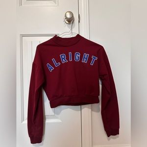 FOREVER 21 CROPPED SWEATER SIZE S